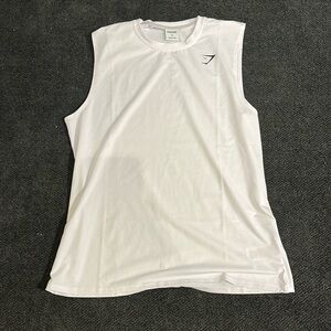 White Gym shark tank top